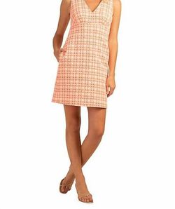 Style 1-1430871377-2168 Trina Turk Pink Size 8 Sorority Polyester Summer Cocktail Dress on Queenly