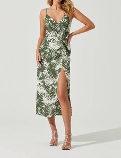 Style 1-1432451118-2696 ASTR Green Size 12 Free Shipping Print Cocktail Dress on Queenly