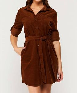 Style 1-1887414123-2901 Velvet Heart Brown Size 8 High Neck Cocktail Dress on Queenly