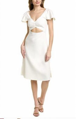 Style 1-2686614938-3855 Flora Bea White Size 0 Engagement Cocktail Dress on Queenly