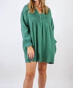 Style 1-2841357922-2901 entro Green Size 8 Pockets Long Sleeve Cocktail Dress on Queenly