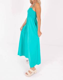 Style 1-2879213280-3236 Z Supply Blue Size 4 Tall Height Teal Free Shipping Straight Pockets Cocktail Dress on Queenly