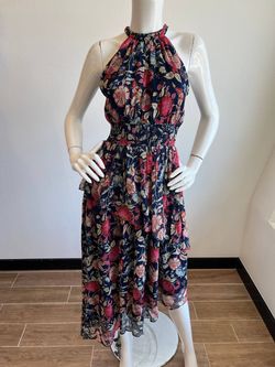 Style 1-2904526749-2696 GILNER FARRAR Multicolor Size 12 Plus Size High Neck Straight Dress on Queenly