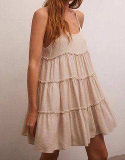 Style 1-3467397587-2696 Z Supply Nude Size 12 Ruffles Free Shipping Cocktail Dress on Queenly