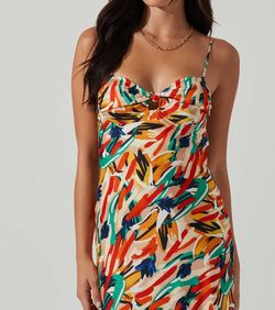 Style 1-3501813640-2901 ASTR Multicolor Size 8 Sweetheart Polyester Cocktail Dress on Queenly