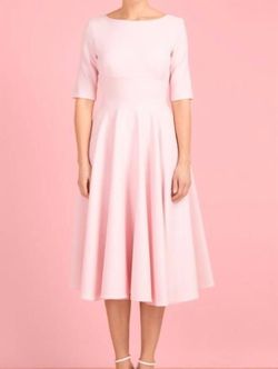 Style 1-3508791272-2168 The Pretty Dress Company Pink Size 8 Jersey High Neck Cocktail Dress on Queenly