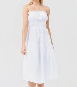 Style 1-3541086103-2901 FRAME White Size 8 Bridal Shower Bachelorette Cocktail Dress on Queenly