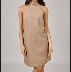 Style 1-3735701211-2901 RD Style Brown Size 8 Pockets Cocktail Dress on Queenly