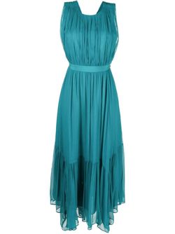 Style 1-3802846919-1901 Ulla Johnson Green Size 6 Tulle Teal Cocktail Dress on Queenly