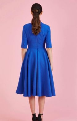 Style 1-3845256580-1901 The Pretty Dress Company Blue Size 6 Jersey Tall Height Cocktail Dress on Queenly