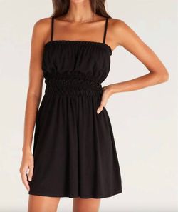 Style 1-3924846739-3903 Z Supply Black Size 0 Spandex Spaghetti Strap Cocktail Dress on Queenly