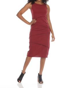 Style 1-4118547733-3775 Neon Buddha Red Size 16 Free Shipping Maroon Cocktail Dress on Queenly