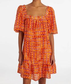 Style 1-4169304402-3236 Marie Oliver Orange Size 4 Sorority Summer Cocktail Dress on Queenly