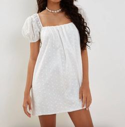 Style 1-923440446-3011 Motel Rocks White Size 8 Sleeves Cocktail Dress on Queenly