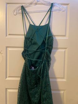 Abby Paris Green Size 0 Tall Height Homecoming Cocktail Dress on Queenly