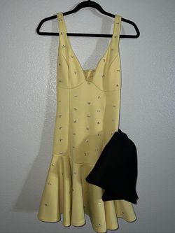 Asos Yellow Size 4 Nightclub Cocktail Dress on Queenly