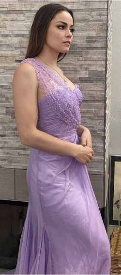 Style 1 Mac Duggal Purple Size 0 50 Off A-line Dress on Queenly