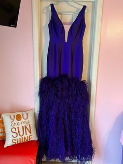 Jovani Purple Size 6 Floor Length Appearance Mermaid Dress on Queenly