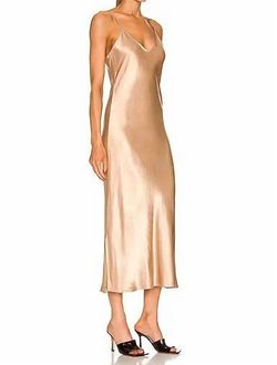 Style 1-1614938479-5 Enza Costa Nude Size 0 Tall Height Free Shipping Cocktail Dress on Queenly