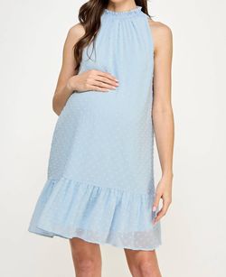 Style 1-216607557-2901 Hello Miz Blue Size 8 Tall Height Casual Sorority Rush Cocktail Dress on Queenly