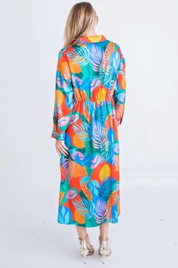 Style 1-3440105111-2793 Karlie Multicolor Size 12 Free Shipping Long Sleeve Plus Size Cocktail Dress on Queenly