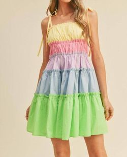 Style 1-3566344323-2901 &merci Multicolor Size 8 Free Shipping Sorority Cocktail Dress on Queenly