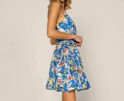 Style 1-3693751571-3952 SKIES ARE BLUE Blue Size 24 Plus Size Casual Cocktail Dress on Queenly