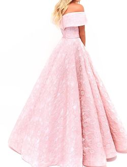 Style 1-4281043101-1901 Tarik Ediz Pink Size 6 Floor Length Free Shipping Polyester Tall Height Ball gown on Queenly