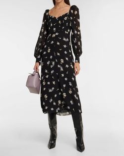 Style 1-457488503-95 DOROTHEE SCHUMACHER Black Size 0 Sweetheart Print Cocktail Dress on Queenly