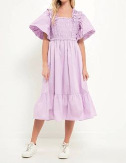 Style 1-568531325-3010 2.7 AUGUST APPAREL Purple Size 8 Lavender Mini Cocktail Dress on Queenly
