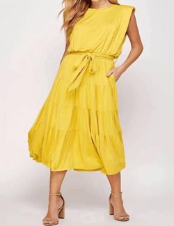 Style 1-920035091-3471 Strut & Bolt Yellow Size 4 Cocktail Dress on Queenly