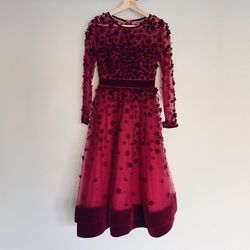 Mac Duggal Red Size 0 Burgundy Flare Ball gown on Queenly