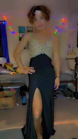 Macy's Multicolor Size 2 Tall Height Prom Side slit Dress on Queenly