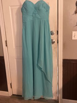 Impression Blue Size 14 70 Off 50 Off Floor Length A-line Dress on Queenly