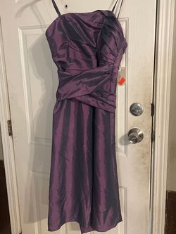 Da Vinci Purple Size 10 70 Off Military Strapless A-line Dress on Queenly