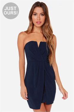 Style 167874 Lulus Blue Size 0 Lulu's  Spandex Cocktail Dress on Queenly