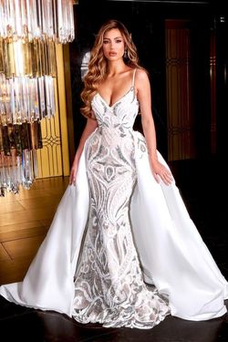 Style PS22403C Portia and Scarlett White Size 2 Tall Height Pageant Ball gown on Queenly
