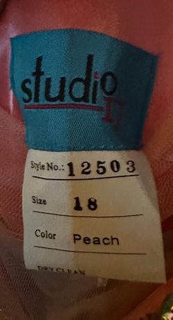 Style 12503 Studio 17 Pink Size 18 Swoop Ball gown on Queenly