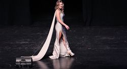 Sherri Hill Silver Size 6 Pageant Mermaid Dress on Queenly