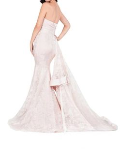 Style 1-1167267659-2168 Terani Couture Pink Size 8 Strapless Military Mermaid Dress on Queenly