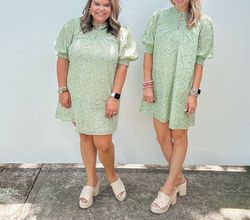 Style 1-1292045483-3010 Olivia James the Label Green Size 8 Sleeves Sorority Free Shipping Cocktail Dress on Queenly