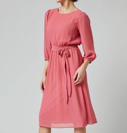 Style 1-1680054359-921 DOWNEAST Pink Size 24 Belt Cocktail Dress on Queenly