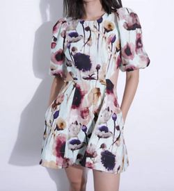 Style 1-2016917011-3462 Karina Grimaldi Multicolor Size 4 Free Shipping Print Cocktail Dress on Queenly