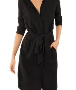 Style 1-3095656846-3855 GRETCHEN SCOTT Black Size 0 Mini Belt Sorority Cocktail Dress on Queenly