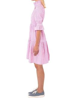 Style 1-3269268910-3236 GRETCHEN SCOTT Pink Size 4 Sleeves Pockets Cocktail Dress on Queenly