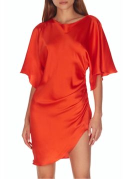 Style 1-3479580462-3855 Amanda Uprichard Orange Size 0 Silk Tall Height Cocktail Dress on Queenly