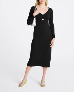 Style 1-3967729326-2877 Z Supply Black Size 12 Polyester Tall Height Spandex Cocktail Dress on Queenly