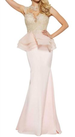 Style 1-655793338-2168 MAC DUGGAL Pink Size 8 Prom Sheer Polyester Cap Sleeve Mermaid Dress on Queenly