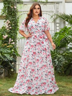 Style FSWD1829P Faeriesty White Size 20 Belt Fswd1829p Tall Height Military Plus Size Straight Dress on Queenly