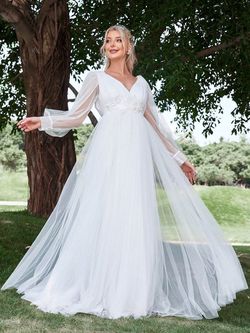 Style FSWD1471 Faeriesty White Size 4 Floor Length Jersey Tall Height Straight Dress on Queenly